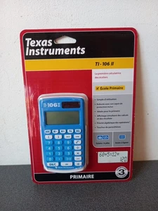 Calculatrice TEXAS INSTRUMENTS TI - 106 II - Neuve - ECOLE PRIMAIRE - Photo 1/8