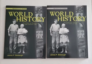 World History Student textbook and teacher guide Creation to today by Stobaugh - Foto 1 di 3