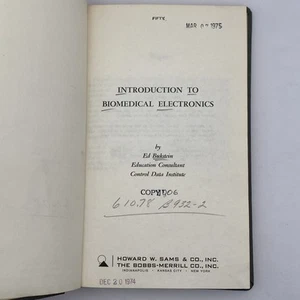 Introduction to Biomedical Electronics Edward Bukstein 1973 First Edition HC - Bild 1 von 15