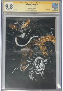 All-New Venom #1 Giang Virgin CGC 9.8 Signed & Remarked - Picture 1 of 1