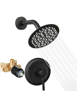 Duschkopf und Wasserhahn Set komplett mit Ventil Duscharmaturen - Bild 1 von 6