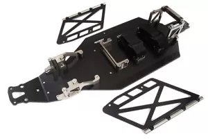 Grey CNC Machined Chassis Upgrade Conversion Kit for Losi 2WD 22S Drag Car - Picture 1 of 1