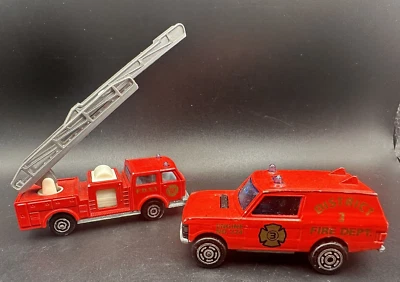 Camión con escalera Majorette Departamento de Bomberos de Nueva York NYFD 4 Die-Cast Range Rover Foto 1 de 4