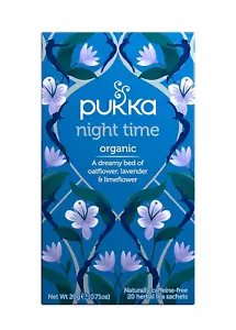 Noche, Té Orgánico Herbal para Dormir con Manzanilla, Lavanda y Valeriana, 20 Té - Imagen 1 de 1
