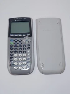 Calculadora gráfica Texas Instruments TI-84 Plus Silver Edition + cubierta - funciona - Imagen 1 de 8