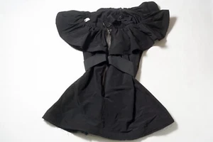 LANVIN x H&M One Shoulder Ruffled Black Cocktail Dress Size 40 - Picture 1 of 12