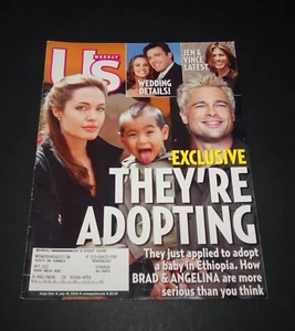US Weekly Magazine July 18, 2005 Issue 544 Brad Pitt Angelina Jolie - Picture 1 of 10