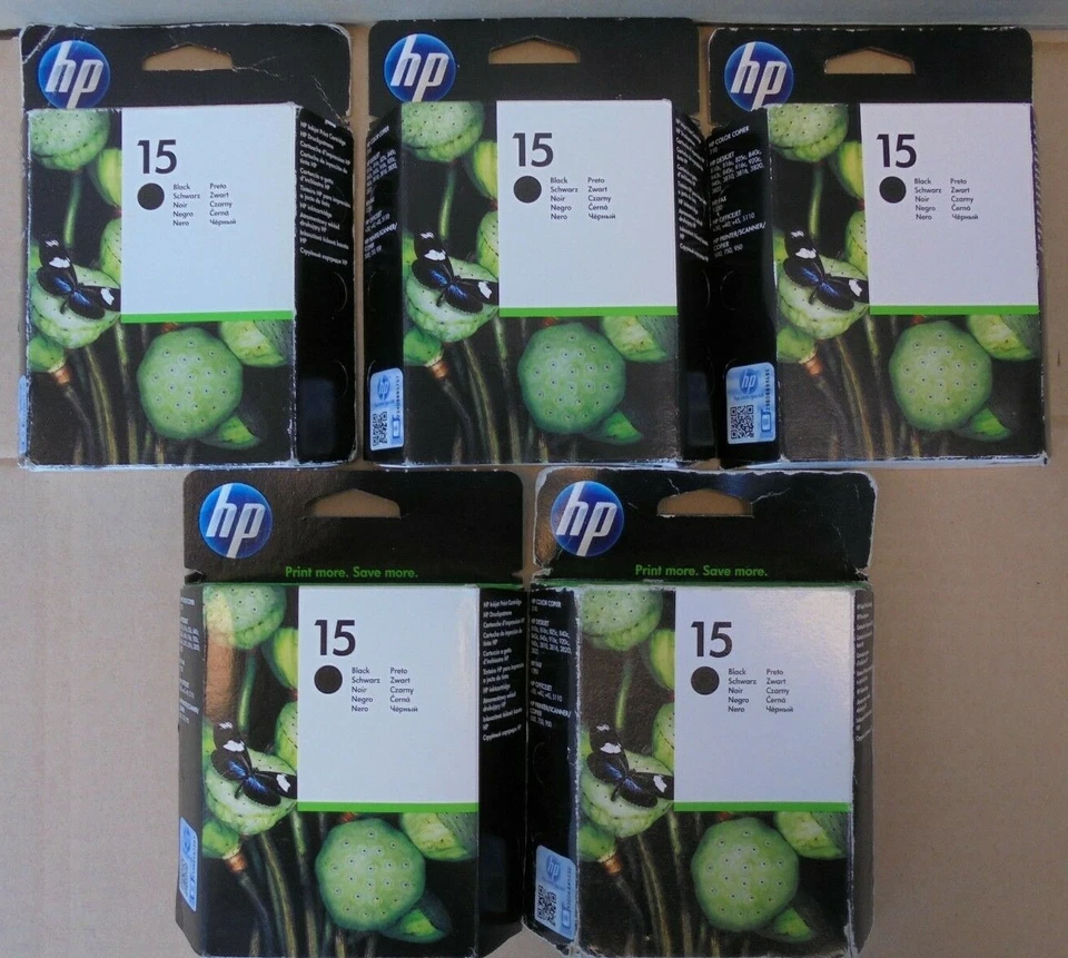 HP 15 C6615DE Tintenpatrone Schwarz Deskjet 810c 825c 940c Officejet v40 2017 - Bild 1 von 1