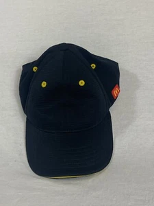 McDonald's Food Black Yellow 5 Panel Employee Adjustable Unisex Snapback Hat - Picture 1 of 11