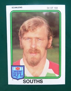 1981 Scanlens NRL Rugby Card: ZIGGY NISZCZOT (South Sydney) #54 ... N/MINT - Picture 1 of 2