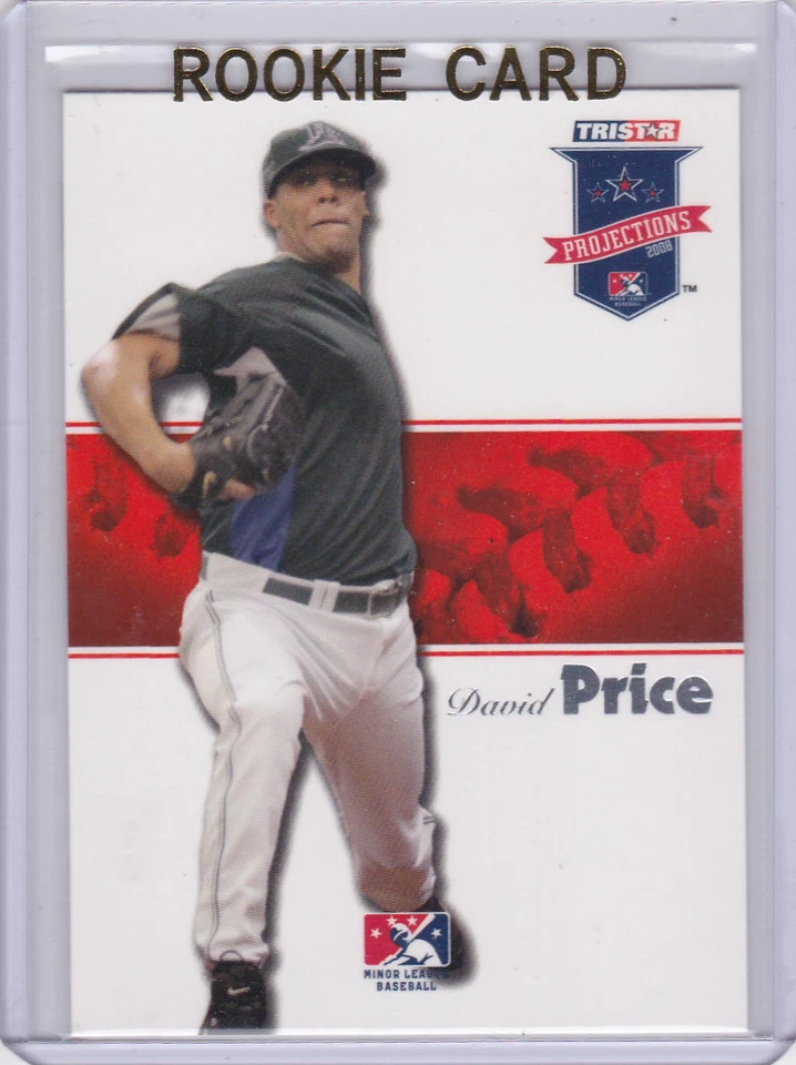 КАРТОЧКА НОВИЧКА DAVID PRICE TriStar Projections 2008 малая лига RC Boston Red Sox - Изображение 1 из 2