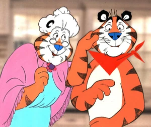 FROSTED FLAKES TONY TIGER & MAMA ORIGINAL COMMERCIAL PRODUCTION ANIMATION CELS - Picture 1 of 8