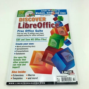 Discover Libreoffice-Linux Pro Magazine Special Edition #37 Winter 2019 DVD - Picture 1 of 8
