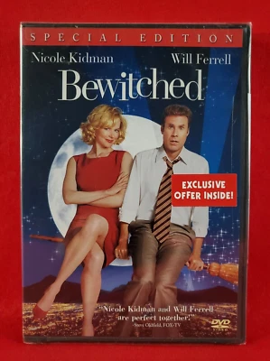 Bewitched 2005 Sony Widescreen Special Edition DVD NEW Nicole Kidman Foto 1 de 4