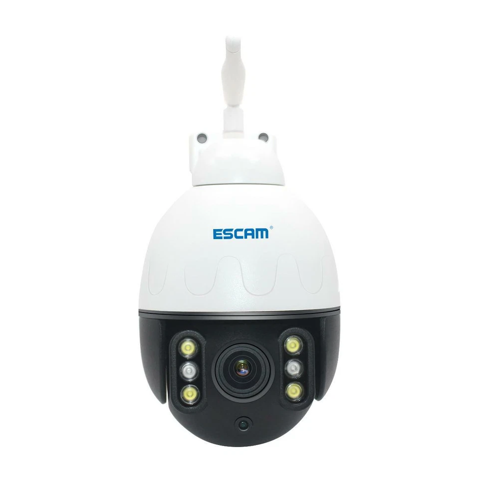 WiFi 3.6mm 1080P IP Camera Two Way Talk Night Vision RJ-45 H.264 25fps - Image 1 of 4