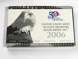2006-S US Mint 50 State Quarters Silver Proof Set - #10572-3 - Picture 1 of 4