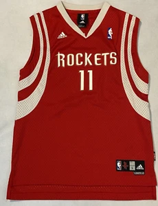Adidas Houston Rockets Yao Ming #11 YOUTH Stitched Jersey Red Size Large +2 - Picture 1 of 4