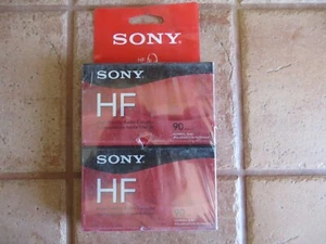 Sony HF Audiocassette ad alta fedeltà #C90 HFR 90 minuti ciascuna - Confezione da 2 NUOVE sigillate - Foto 1 di 4
