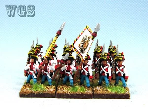 15 mm WGS Guerra de los Siete Años SYW Fusilero Austríaco Húngaro Pintado AA25 - Imagen 1 de 6