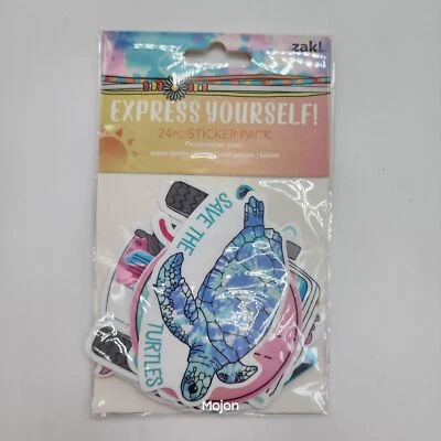 Zak Designs 24pc Vinyl Sticker Pack- Peace / Harmony /love, Theme - Image 1 of 4