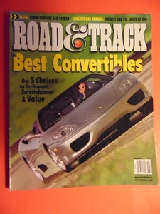 Road & Track magazine July 2001 The Best Convertibles - Picture 1 of 1