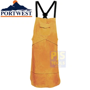 Portwest Bizweld SW10 cowhide leather welding welders apron pararamid stitched - Picture 1 of 2