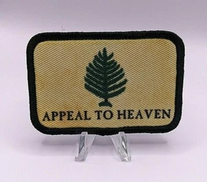 Parche de moral de gancho y bucle de 2""x3"" Appeal to Heaven Revolutionary War Flag desgastado - Imagen 1 de 2