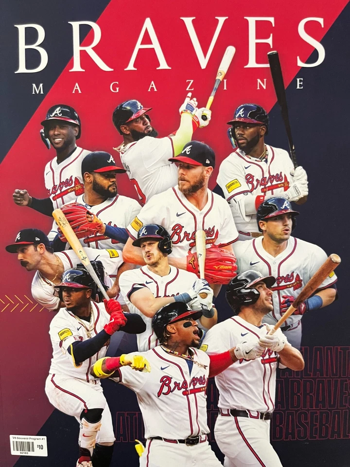 2025 ATLANTA BRAVES YEARBOOK MLB PROGRAM CHAMPIONS BASEBALL WORLD SERIES? - Image 1 of 1