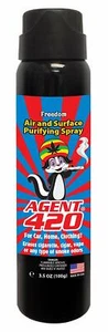 AGENTE DEODORANTE PER AMBIENTI 420 3,5 oz eliminatore di fumo cannabis libertà ERBA AUTO - Foto 1 di 1