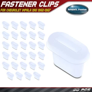30Pcs #4 Screws Nylon Door Panel Trim Pad Retainer Clips for Chevrolet Impala - Picture 1 of 10