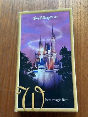 Vintage Walt Disney World Travel Vacation Planning VHS Tape Where Magic Lives - Image 1 of 3