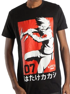 Naruto Kakashi Hatake Team 07 Manga Herren T-Shirt Neu mit Etikett - Bild 1 von 2