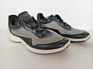ECCO Biom Shoes Women's Size US 10 EU 41 Black and White Check Sneakers - Picture 1 of 6