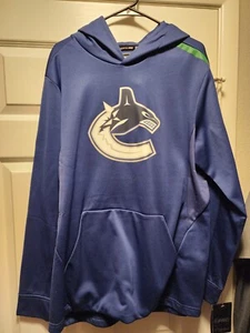 Fanatics Vancouver Canucks Men's Authentic Pro Rinkside Hoodie Size Large - Picture 1 of 11