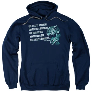 JURASSIC PARK GOD CREATES Licensed Adult Hooded Sweatshirt Hoodie SM-3XL - Picture 1 of 2
