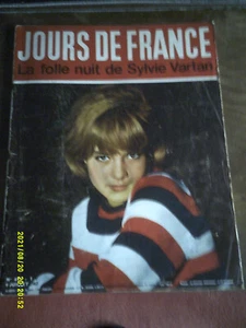 1963 JOURS DE FRANCE SYLVIE VARTAN LA FOLLE NUIT ET DESSINS KIRAZ - Imagen 1 de 3