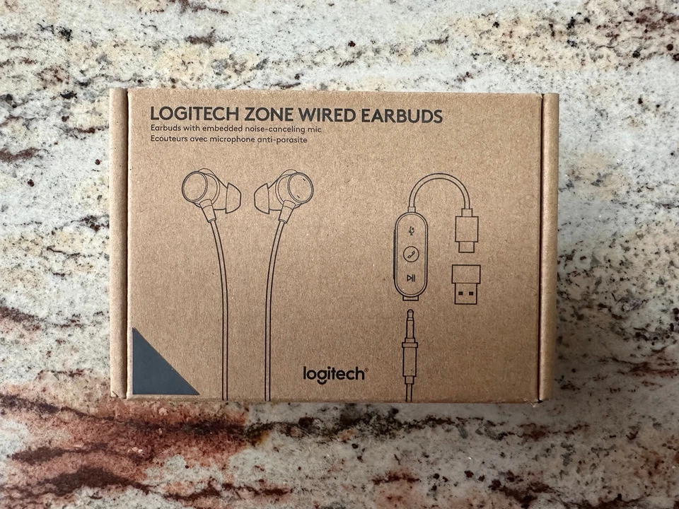Logitech Zone Wired Earbuds Brand New Sealed - Image 1 of 4