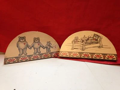 VNTG WOOD NOTES 'WE MISS YOU" & TLC BY MAXWELL KORY & CO. 1986 DANCOR, EASTON PA - Image 1 of 4