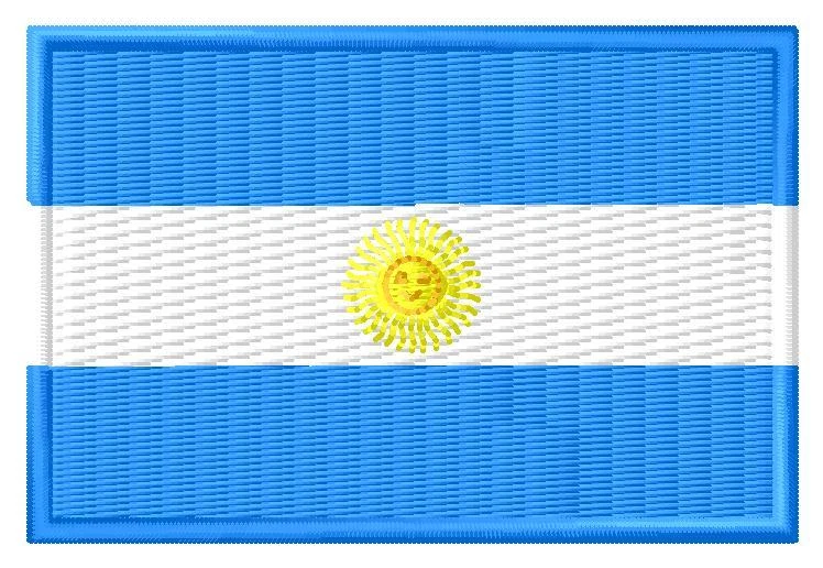 Bandera Argentina Bandera Argentina Iron-on Parche - Imagen 1 de 1