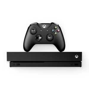 Damaged Box Xbox One X 1TB Game Console With Wireless Controller (Black) - Picture 1 of 3