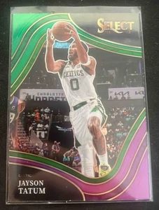 2021 Panini Select Jayson Tatum green purple Prizms #206 Courtside Celtics - Bild 1 von 2