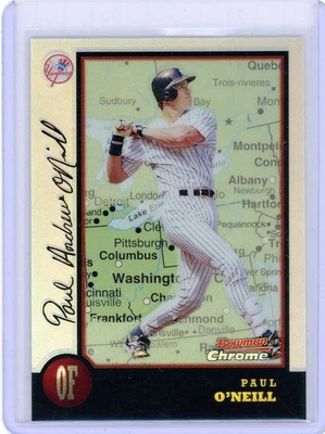 1998 Bowman Chrome International Refractor #241 Paul O'Neill - Image 1 of 2