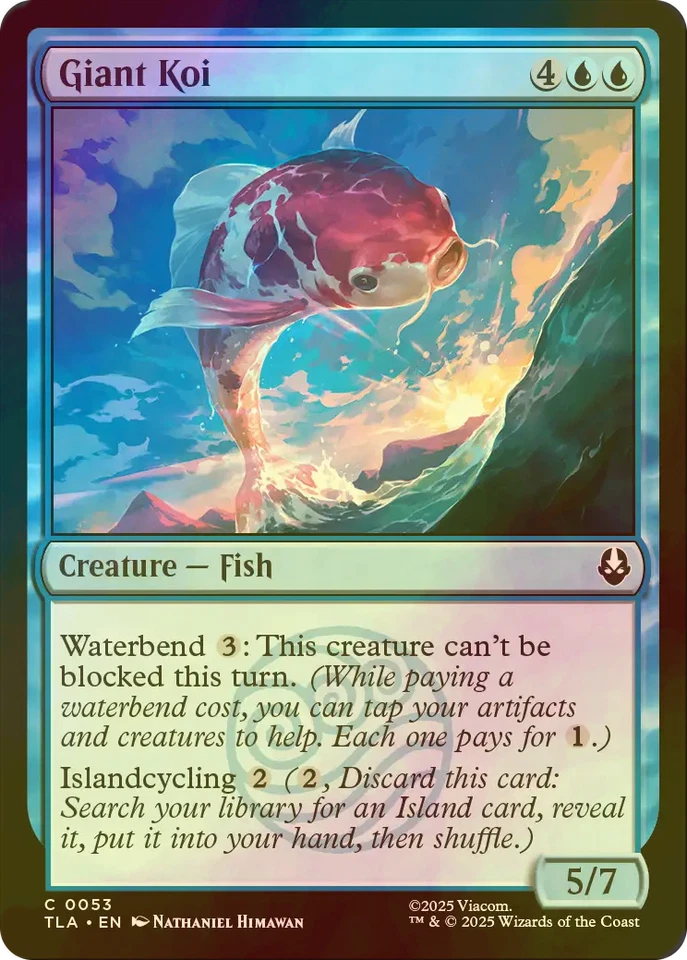 MTG FOIL Giant Koi English TLA - Image 1 of 1