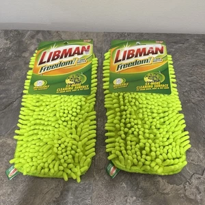 2 Libman Freedom Floor Duster Microfiber Fingers Cleaning Pad NEW - FREE SHIP - Picture 1 of 3
