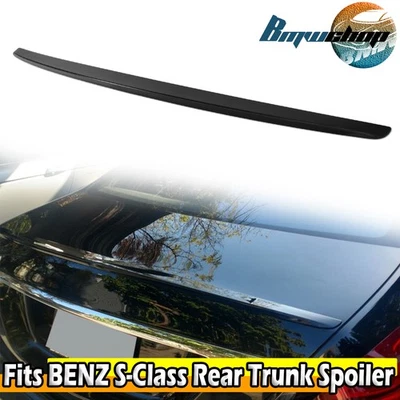 AU 14-20 Fit For Mercedes Benz S320 S500 W222 S-Class OE Style Trunk Spoiler - image 1 of 4
