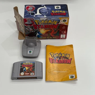 Pokémon Stadium Nintendo 64 (N64) PAL AUS Box w/ Manual & Transfer Pak - Image 1 of 4