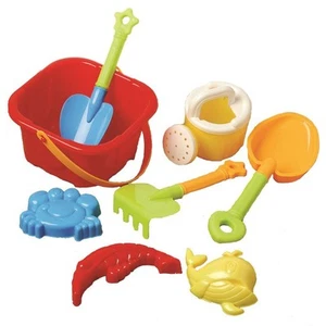 US Toy Beach Bucket Sand Castle Play Set (8 Piece) - Picture 1 of 1