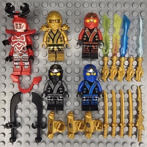 Lego Ninjago Minifigures Lot The Final Battle NJO0079 NJO0080 NJO0073 NJO0074 - Picture 1 of 5