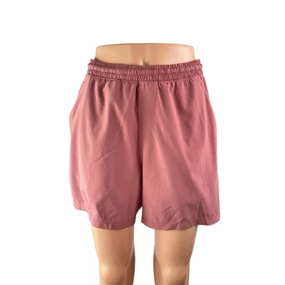 Pantalones Cortos Deportivos para Correr Lululemon Para Mujer Rosa Tiro Alto Pull On Yoga Entrenamiento M Foto 1 de 3