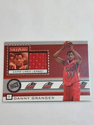 丹尼·格兰格 2005 - 06 年新闻通行证比赛使用球衣补丁 /600 — 第 1/2 张图片